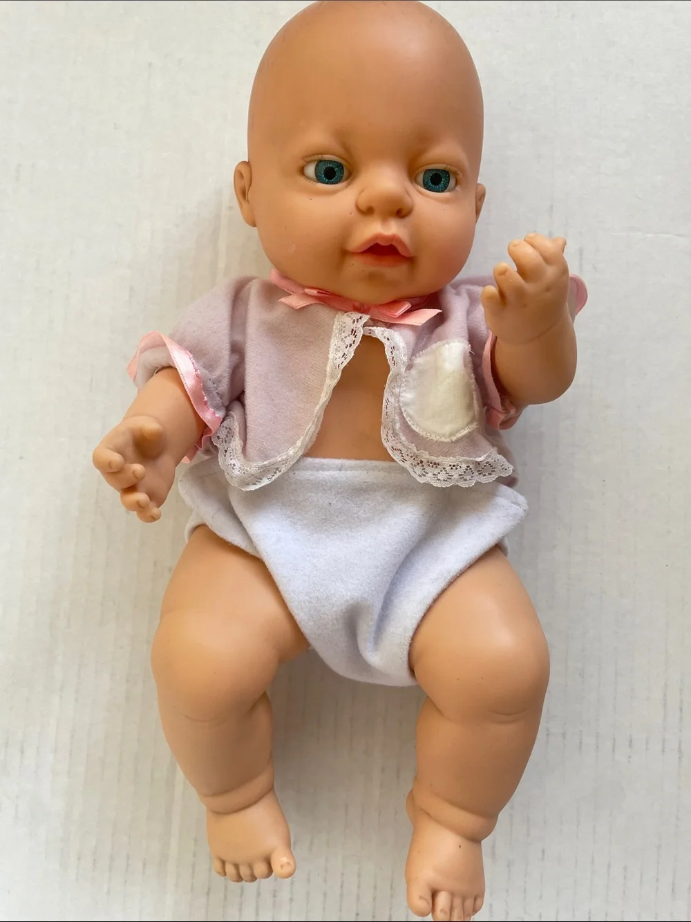 Vintage 90s Baby feels so real doll vintage Tyco weighted soft spot bones infant